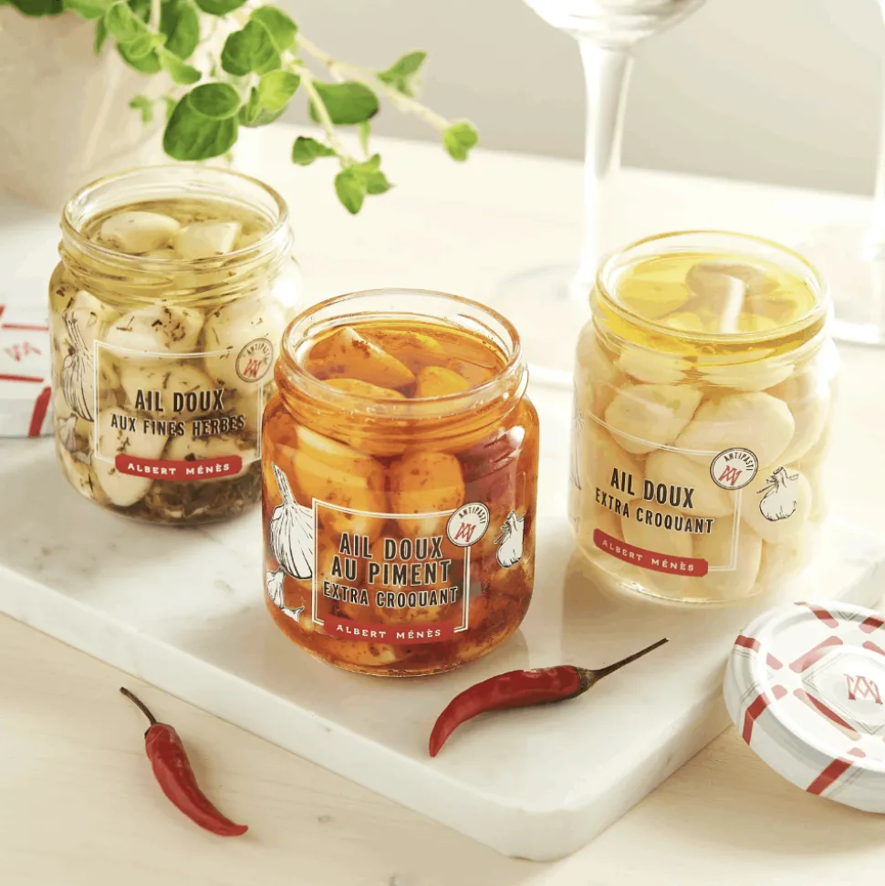 Albert Ménès Extra Crunchy Sweet Garlic Cloves 120g