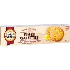 Biscuiterie de l’Abbaye Fines Galettes 125g