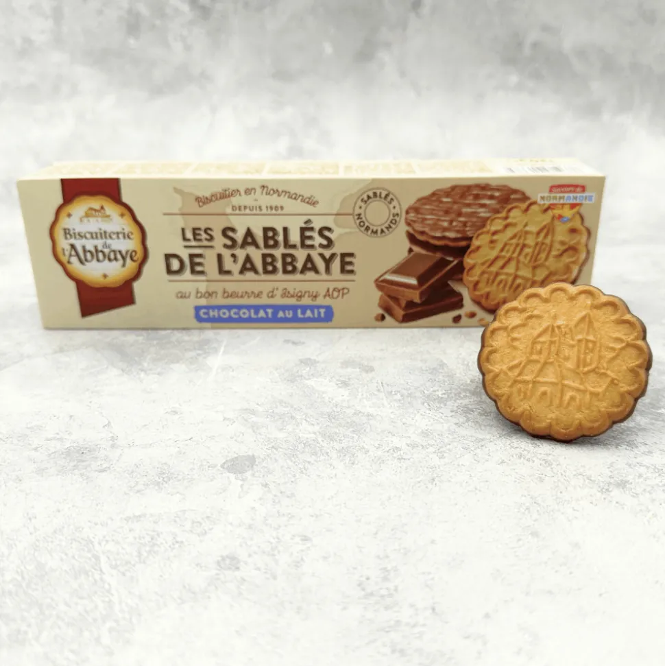 Biscuiterie De L’Abbaye Sable de L’Abbaye Milk Chocolate 130g