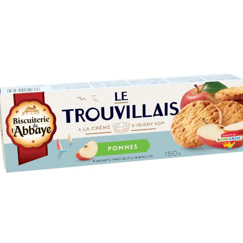 Biscuiterie de l’Abbaye Trouvillais Apple 150g
