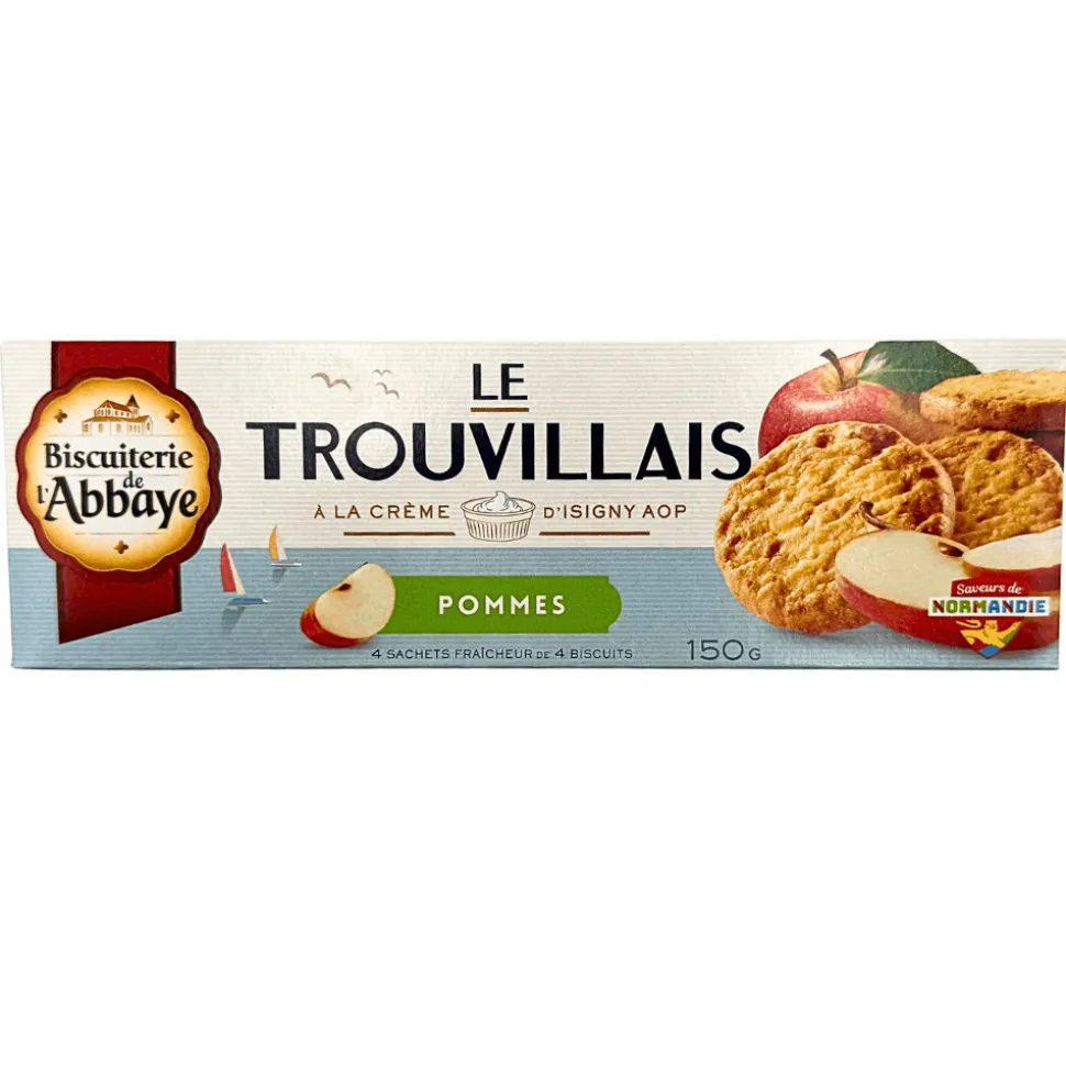 Biscuiterie de l’Abbaye Trouvillais Apple 150g