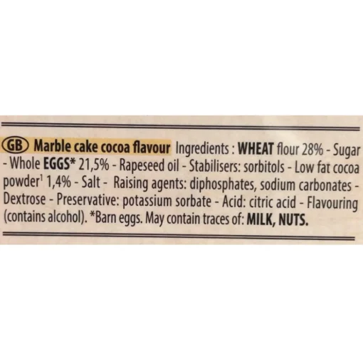 Chocolate Marble Cake 600g