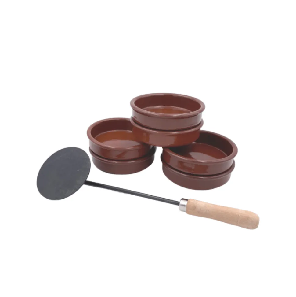 Creme Brulee Set: 6 x Dishes and Iron Carameliser