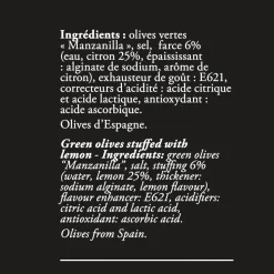 Ederki Green Olives Stuffed with Lemon 300g