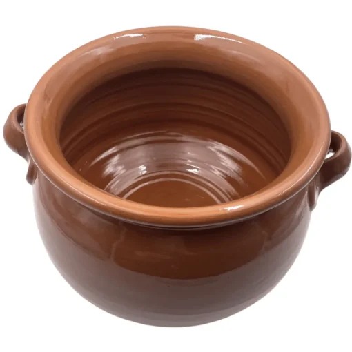 Extra Large Terracotta Cooking Pot with Lid 7l