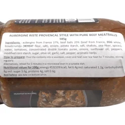 La Belle Chaurienne Aubergine Riste with Meatballs 585g