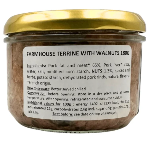 La Belle Chaurienne Farmhouse Terrine with Walnuts 180g