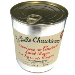 La Belle Chaurienne Label Rouge Toulouse Sausages and Haricot Beans 840g