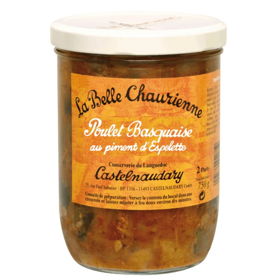 La Belle Chaurienne Poulet Basquaise 750g
