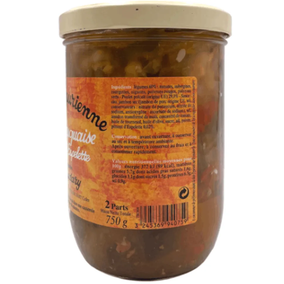 La Belle Chaurienne Poulet Basquaise 750g