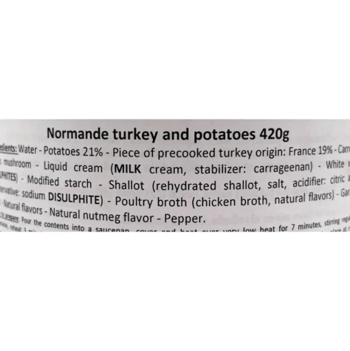 La Belle Chaurienne Turkey with Normandy Sauce 420g