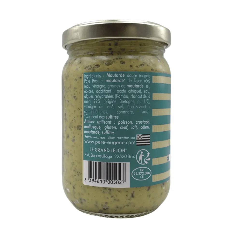 Le Pere Eugene Mustard with Seaweed 200g