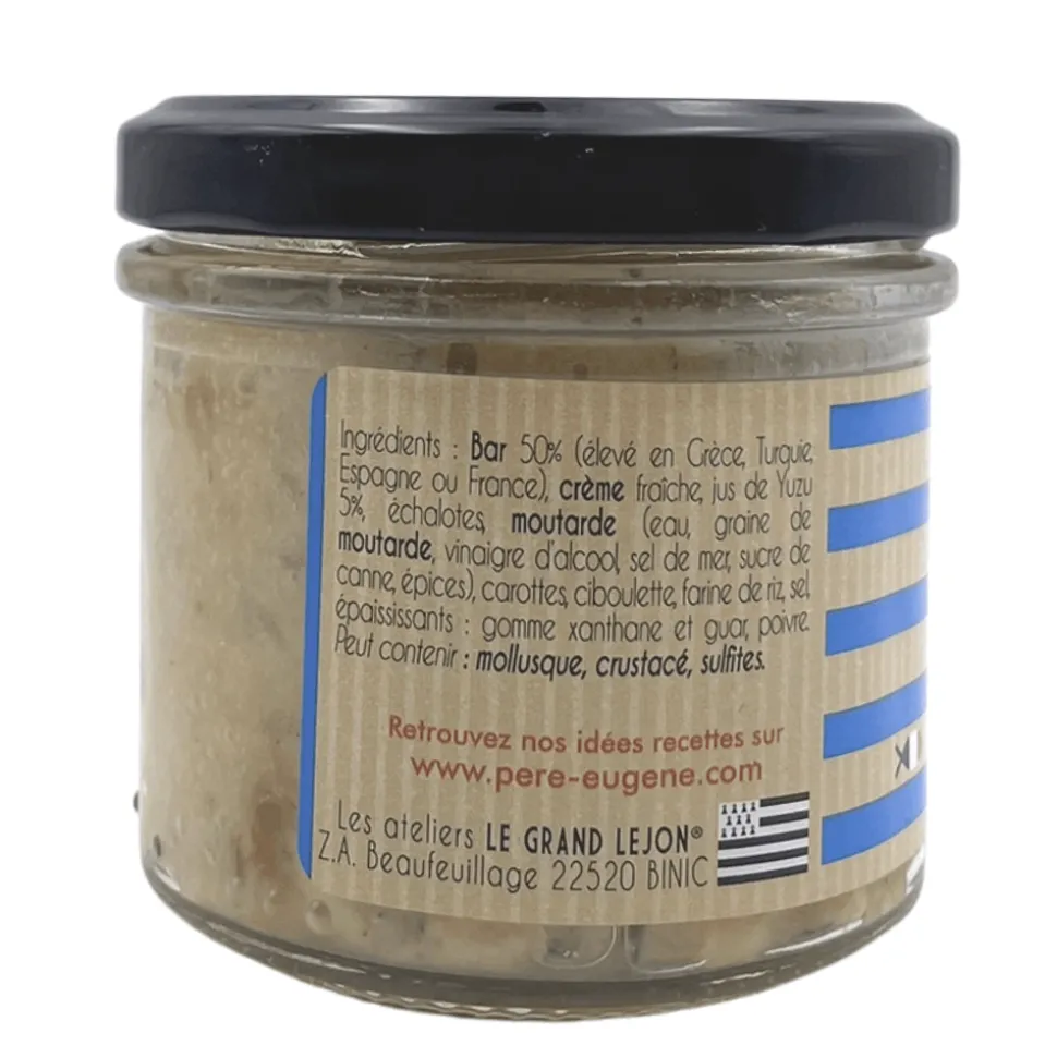 Le Pere Eugene Sea Bass with Yuzu Rillettes 90g