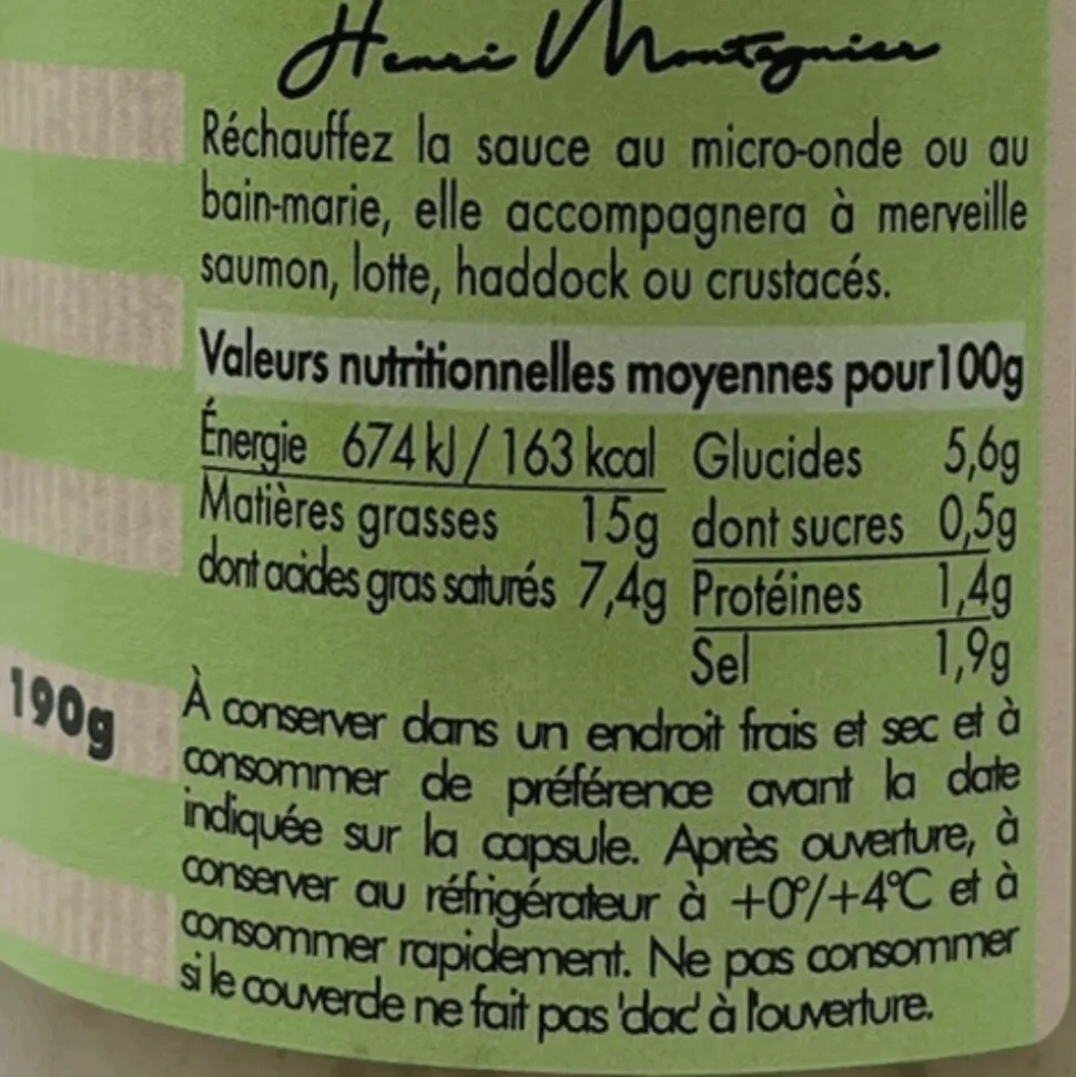 Le Pere Eugene Sorrel Sauce (Oseille) 190g