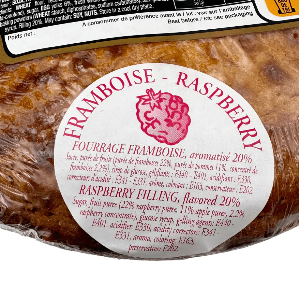 Louis Le Goff Gateau Breton with Raspberry 350g