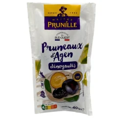 Maitre Prunille Agen Soft Pitted Prunes 40g x 10 Sachets