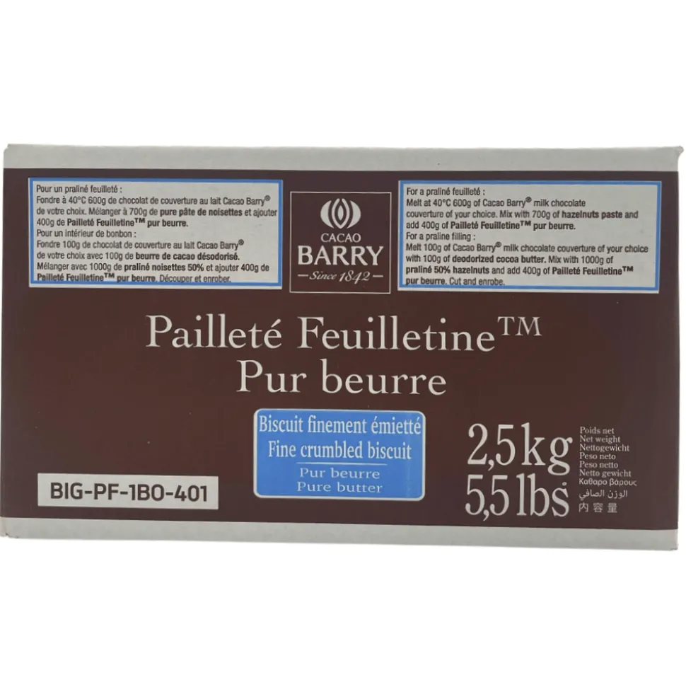Paillete Feuilletine Barry 2.5Kg