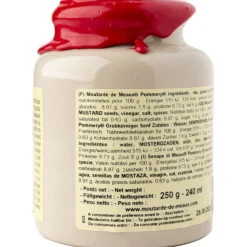 Pommery Mustard Trio with Wholegrain, Honey and Green Peppercorn Mustard 250g x 3