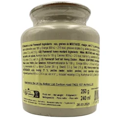 Pommery Mustard Trio with Wholegrain, Honey and Green Peppercorn Mustard 250g x 3