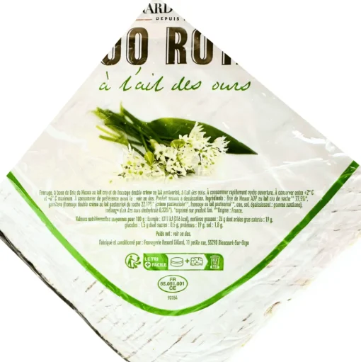 Renard Gillard Brie de Meaux 1/4 with Wild Garlic 700g