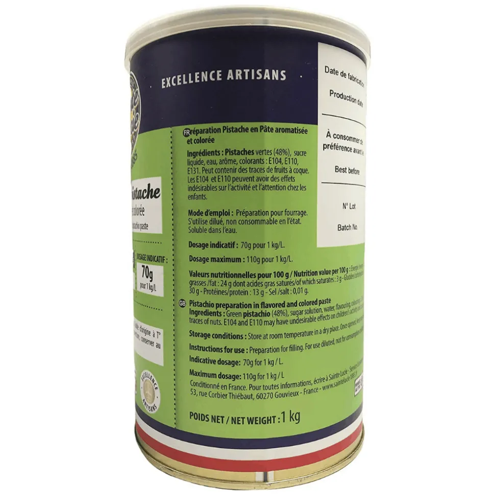 Sainte Lucie Pistachio Paste 1kg