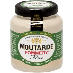 Trio of Pommery Mustard: Dijon, Herbs and Wholegrain 100g