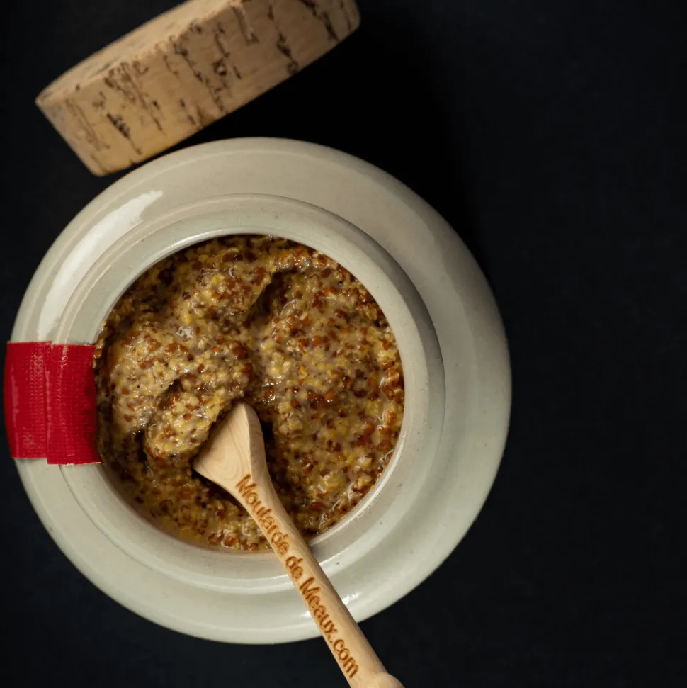 Trio of Pommery Wholegrain Mustard: Cognac, Honey and Meaux 100g