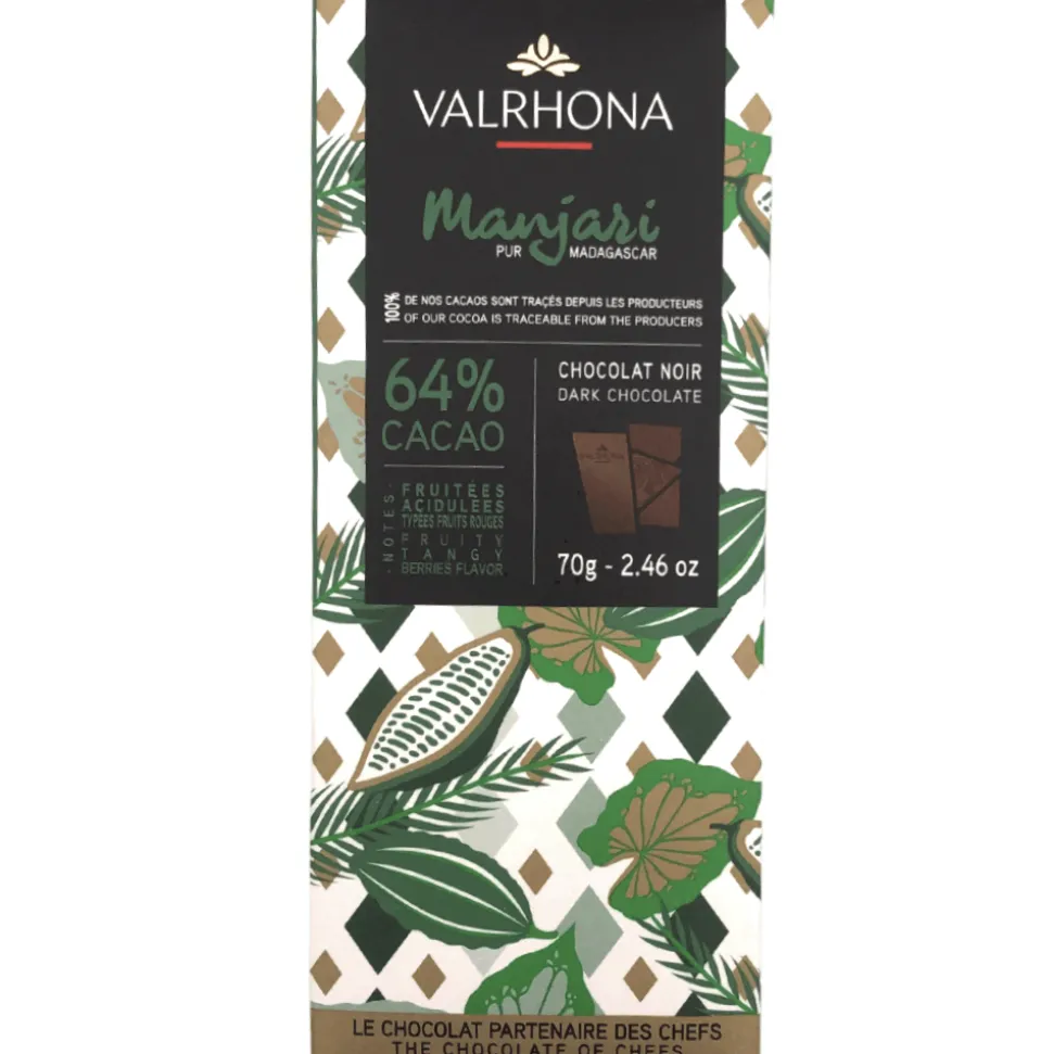 Valrhona Manjari 64% Dark Chocolate Bar 70g