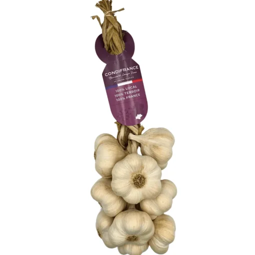 White Garlic Braid 1kg COMING SUMMER 2025